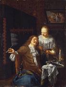 Paulus Moreelse Lady and Cavalier Spain oil painting artist